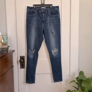 Levi distressed jeans